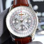 Breitling Navitimer 43MM B01 Movement Red Bracelet Wrist Watch